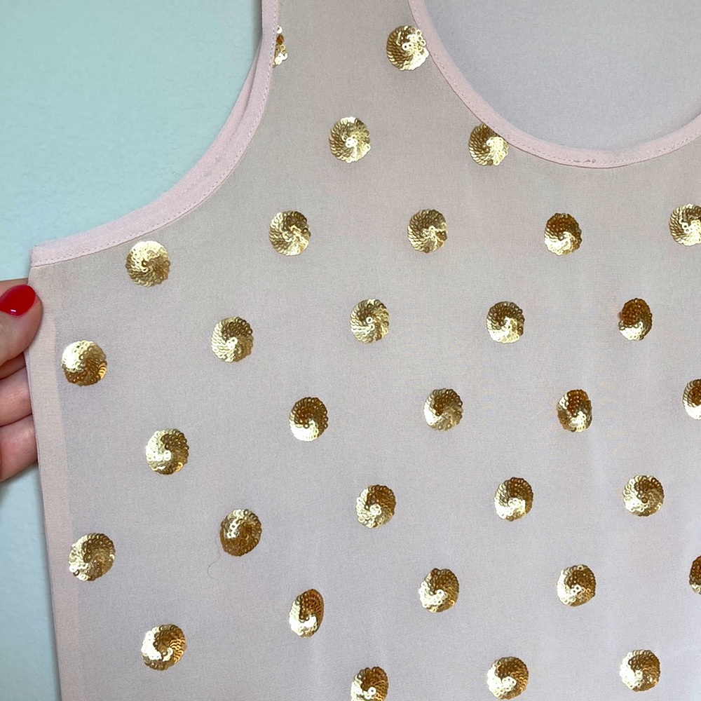 The Limited Sequin Polka Dot Tank - Picture 2 of 5